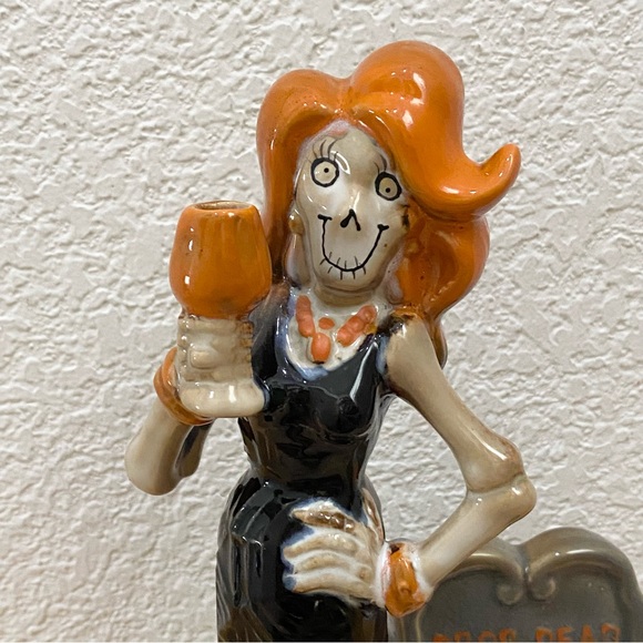 Yankee Candle Boney Bunch Drop Dead Gorgeous Halloween Tea Light Candle Holder - Picture 4 of 13